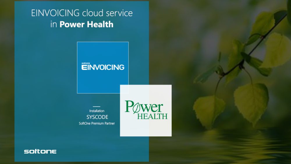 SoftOne EINVOICING cloud service in Power Health